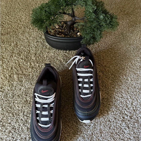 Nike Air Max 97 Black with Multi-Color Accents - Picture 3 of 3